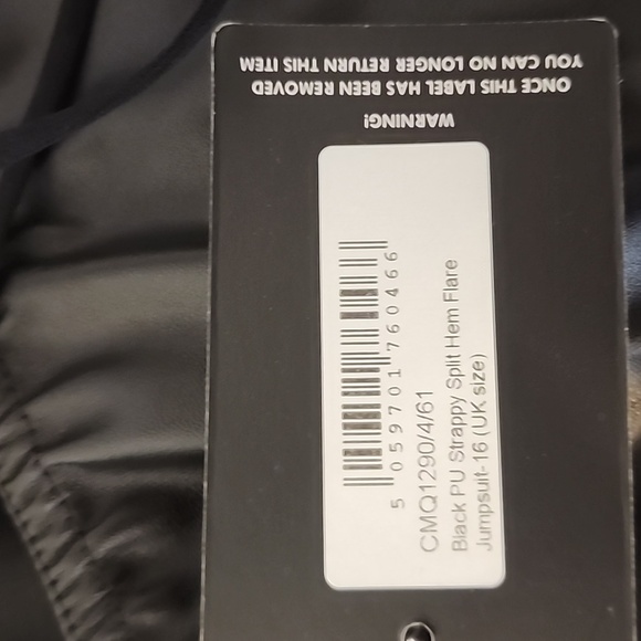 Sz16 PullUp Strappy Hem Flare Humpsuit - Picture 3 of 5